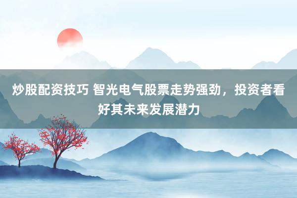炒股配资技巧 智光电气股票走势强劲，投资者看好其未来发展潜力