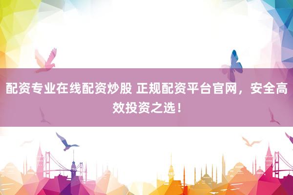 配资专业在线配资炒股 正规配资平台官网，安全高效投资之选！