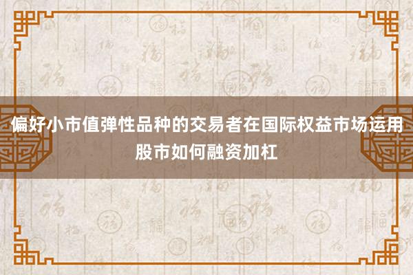 偏好小市值弹性品种的交易者在国际权益市场运用股市如何融资加杠